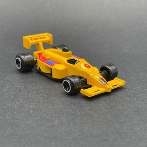 High Speed No. 209 Express Formula 1 Racing Car #9 Yellow Diecast 1/64 Scale